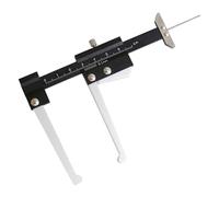 Disc Rotor Gauge - Brake Measuring Tool, Vehicle Thickness Calipers, Manual Auto Depth Reader, Precision 0-60mm Metric Gauge for Car Wheels, Tire Tread Inspection, Workshop Mechanical Instrument