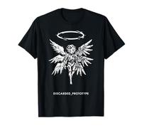 Discarded Prototype Cyborg Angel Robotic Winged Glitch T-Shirt