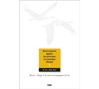 Discernement, égalité, des principes à la pratique clinique Jalmalv n°165 - juin 2026 - Eric Kiledjian - Presses Universitaires Grenoble - broché - Revue