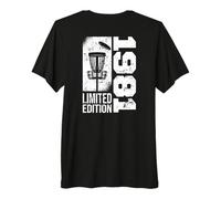 DiscGolf Disc-Golf-Joueur Anniversaire né en 1981 Disc-Golf T-Shirt Haut de Gamme