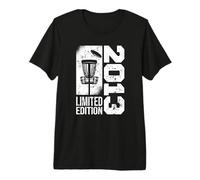 DiscGolf Disc-Golf-Joueur Anniversaire né en 2013 Disc-Golf T-Shirt Haut de Gamme
