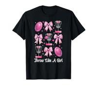 Discgolf Player Disc Golf Girl Discgolf Throw Like A Girl T-Shirt