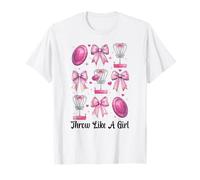 Discgolf Player Disc Golf Girl Discgolf Throw Like A Girl T-Shirt