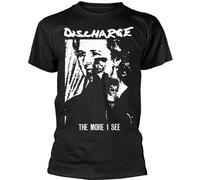 Discharge - "The More I See" T-shirt Homme/Femme Unie PH3485 (XXL) (Noir)