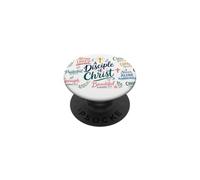 Disciple du Christ Foi chrétienne Verse de la Bible Affirmations PopSockets PopGrip Adhésif