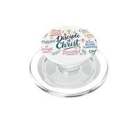 Disciple du Christ Foi chrétienne Verse de la Bible Affirmations PopSockets PopGrip pour MagSafe