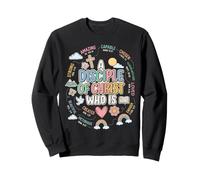 Disciple du Christ Joli Verset biblique Affirmations chrétiennes Sweatshirt