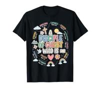 Disciple du Christ Joli Verset biblique Affirmations chrétiennes T-Shirt