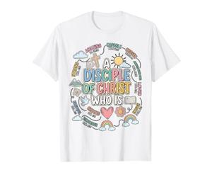 Disciple du Christ Joli Verset biblique Affirmations chrétiennes T-Shirt Graphique avec Valeur