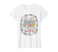 Disciple du Christ Joli Verset biblique Affirmations chrétiennes T-Shirt Graphique avec Valeur, Femme, Blanc, M