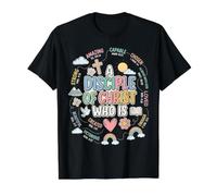 Disciple du Christ Joli Verset biblique Affirmations chrétiennes T-Shirt Graphique avec Valeur, Homme, Noir, S