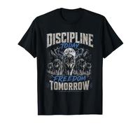 Discipline Aujourd'hui Liberté Demain Alpha Wolf Pack Lightning T-Shirt