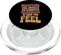 Discipline Do It No Matter How You Feel - PopSockets PopGrip pour MagSafe