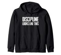 Discipline Looks Like This Sweat à Capuche