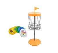 Discmania Mini Disc Golf Set ¿ Cesto Portatile Con Catene E Mini Dischi, Gioco Outdoor Per Giardino E Spiaggia