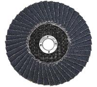 Metabo Plateau abrasif à lamelles 76 mm P 60, corindon de zirconium, acier, acier inoxydable, modèle droit (626875000) Quantité:1
