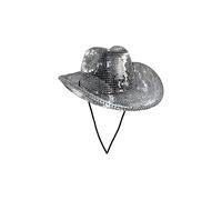 Disco Ball Cowboy Hat, Mirrored Ball Cowboy Hat, Bachelorette Bachelor Party Hat