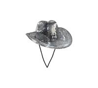 Disco Ball Cowboy Hat, Mirrored Ball Cowboy Hat, Bachelorette Bachelor Party Hat