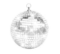 Disco Ball Decor - Fun Large Silver Reflective Party Ornament Ball Decor