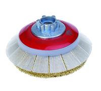 Disco cónico Ondulado con Guarda HS Diam. 100 Acero Latonado 0,30 Rosca M14