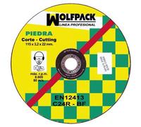Disco Corte Abrasivo Piedra 115x3,2x22 mm.
