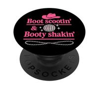 Disco Cowgirl Western Bachelorette Cowgirl Party Bride Tribe PopSockets PopGrip Adhésif