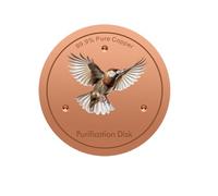 Disco De Metal Para Baño De Pájaros, Placa De Purificación De Agua, Disco De Limpieza Para Baño De Pájaros, Soporte De Triple Punto, Jardín Al Aire Libre, Patio, Césped, Fuente De Granja, Accesorio Pa