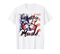 Disco DJ Line-Dance Karneval Nashville Western Country Music T-Shirt