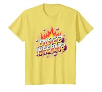 Disco Inferno: Retro Dance Party Fever Art Graphique T-Shirt, Enfant, Citron, 2 Ans