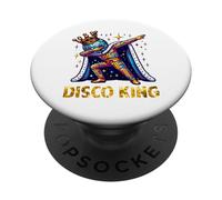 Disco King Costume 70s 80s Dance Parties Disco Man Dabbing PopSockets PopGrip Adhésif