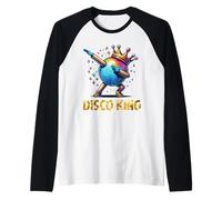 Disco King Costume 70s Dance Parties LED Disco Light Dabbing Manche Raglan