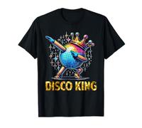 Disco King Costume 70s Dance Parties LED Disco Light Dabbing T-Shirt