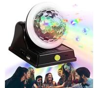 Disco Light - Lampe à Balle Magique Magique à Recharge Solaire | Éclairage de l'atmosphère LED créative | Décoration intérieure extérieure colorée pour Jardin, Cour, terrasse, fête, Mariage