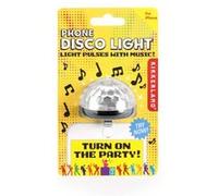 Kikkerland Jeu de lumière Disco Light Phone - LED multicolore - Noir - pour iPhone (Lightning)