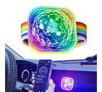 Disco Light - Voice Control Settings, All in Diisco Lights, LED Light Watch with Sound Activated, Sound Activated DJ Strobe Lights | Portable Mirror Ball USB Disco Up Bracelet pour