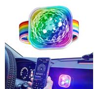 Disco Light - Voice Control Settings, All in Diisco Lights, LED Light Watch with Sound Activated, Sound Activated DJ Strobe Lights | Portable Mirror Ball USB Disco Up Bracelet for Kids