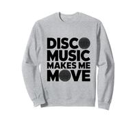 Disco Music Makes Me Move Vintage 70's Dancing Retro Dance Sweatshirt
