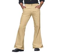 Disco Pantalon À Pattes D'éléphant Homme Années 60, Déguisement Pantalon évasé Slim des Années 70, Pantalon à Pattes d'eph, Disco Fever, Carnaval Pantalon Cargo Homme Casual Coupe Ajustée