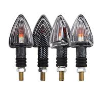 Discoball Lot de 4 Clignotants pour Moto 12V Universels Ambre Étanche Pour Moto Scooter Quad Cruiser Hors Route (Sergé)