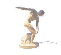 Discobolux Table/ Lampadaire Blanc