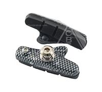 DiscoBrakes 1 paire de plaquettes de frein de route OBE effet carbone pour Shimano Dura-Ace Ultegra - 55 mm