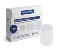 Magnetoplan Aimant Discofix Magnum – Ø 34 × H 13 mm rond gris – 10 pièces