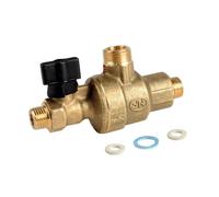 Disconnecteur avec robinet - ELM LEBLANC - 87167700040 - Blanc - Laiton - Produit de qualité