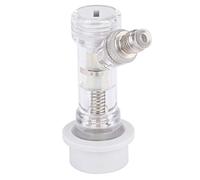 Disconnecteur de Keg Ball Lock Transparent avec Valve de Non - Retour Interne, Accessoire de Connecteur pour Fût de Bière - Matériaux Durables, Protection Anti - Reflux, Compatib