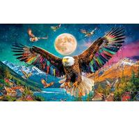 Discord_Aigle à tête Blanche Puzzle pour Adultes: 1000 Pièces en Carton Recyclé - Décoration 75x50cm/1000pcs