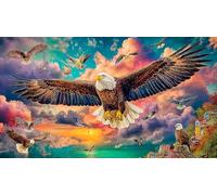 Discord_Aigle à tête Blanche Puzzle pour Adultes: 1000 Pièces en Carton Recyclé pour la Décoration 75x50cm/1000pcs