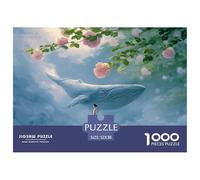 Discord_sinoshow_24085_a_Beautiful_Blue_Whale_Floating_in_The_air_Above_1f188628-199b-4044-98f1-d53325a3170a_1 1000 Pièces Casse-tête Difficile, Dur, Quasi Impossible Jeu De Puzzle, Jouets Éducatifs