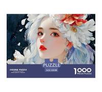 Discord_sinoshow_24085_a_Beautiful_Pale-Blue-Skinned_Girl_with_Long_wav_4f43d878-612f-4c48-9316-ecbe449aff9c_3 1000 Pièces Casse-tête Amusant, Stimulant Et Cérébral Jeu De Puzzle, Jouets Éducatifs Un
