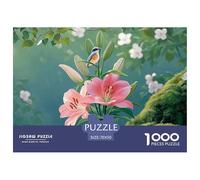 Discord_sinoshow_24085_a_Colorful_Bird_perches_on_The_stem_of_an_oversi_bc8f35f5-4142-441f-8a49-4e7766a8450a_1 1000 Pièces Casse-tête Stimulant Et Éducatif Puzzle, Jeu Familial Anti-Stress, Cadeaux D