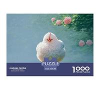 Discord_sinoshow_24085_a_Cute_and_Chubby_White_Chicken_in_The_Style_of__6f65e9c1-29a8-4dd6-a1db-599e7bbac084_2 1000 Pièces Casse-tête Difficile, Dur, Quasi Impossible Puzzle, Cadeau De Noël Aux Image